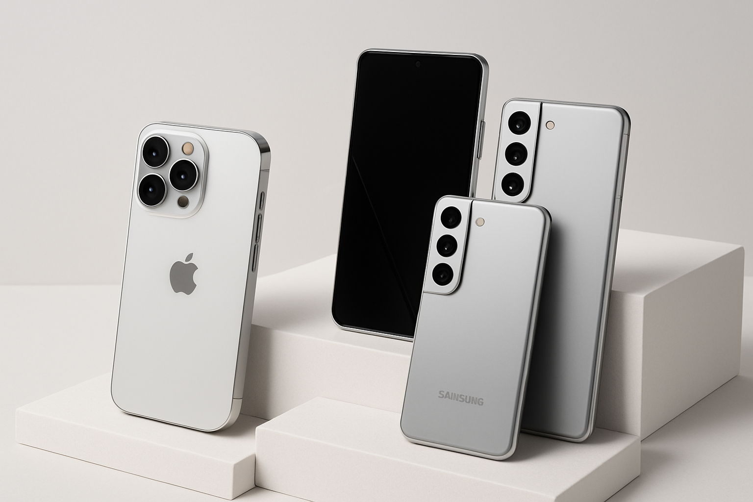 Compact smartphone product photography - variation 2